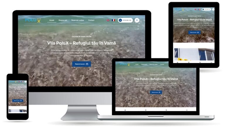 Site-ul Vila Polux, cazare în Vama Veche